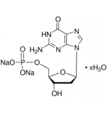 2'-дезоксигуанозин-5'-монофосфат динатриевая соль гидрата, 99%, Alfa Aesar, 1 г
