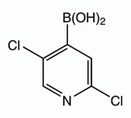 2,5-дихлорпиридин-4-бороновой кислоты, 95%, Alfa Aesar, 5 г