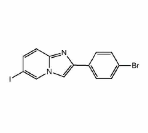 2 - (4-бромфенил) -6-иодимидазо [1,2-а] пиридин, 97%, Alfa Aesar, 5 г