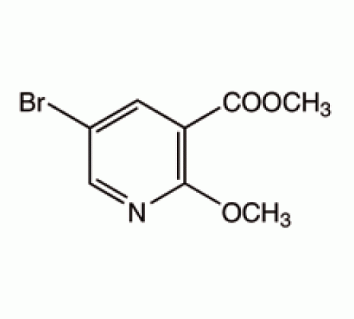 Метиловый эфир 5-бром-2-метоксиникотинат, 97%, Alfa Aesar, 1г