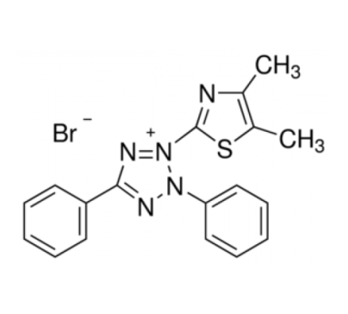 Тиазолил синий тетразолий бромид, 98%, Acros Organics, 5г