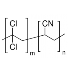 Поли (винилиденхлорида-со-акрилонитрил), 80/20, Alfa Aesar, 100г