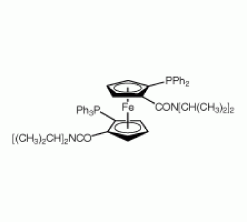 (R) - (+) -1,1 '-бис (дифенилфосфино) -2,2'-бис (N, N-диизопропиламидо) ферроцен, (R) -CTH-JAFAPhos, 90%, 0, Alfa Aesar, 5 г