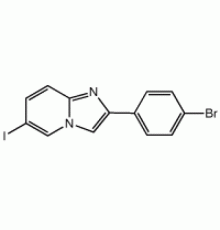 2 - (4-бромфенил) -6-иодимидазо [1,2-а] пиридин, 97%, Alfa Aesar, 1г