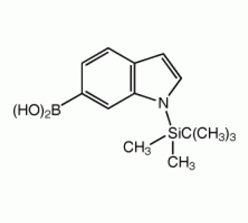 1-(трет-бутилдиметилсилил)-1H-индол-6-илборная кислота, 97%, Acros Organics, 1г