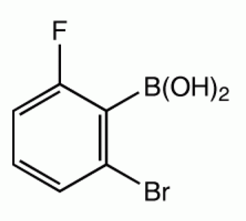 2-Бром-6-фторбензолбороновая кислота, 98%, Alfa Aesar, 25 г