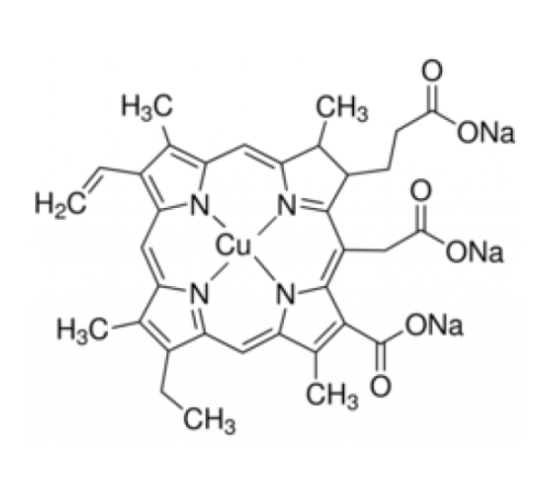 Хлорофиллин, медью тринатриевая соль, Alfa Aesar, 25 г