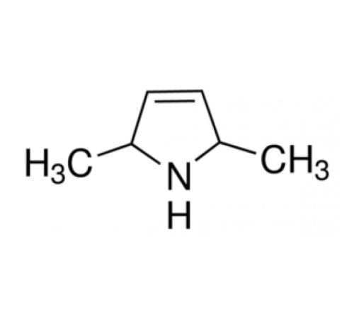 2,5-диметил-3-пирролин, 75%, смесь цис и транс, Acros Organics, 1г