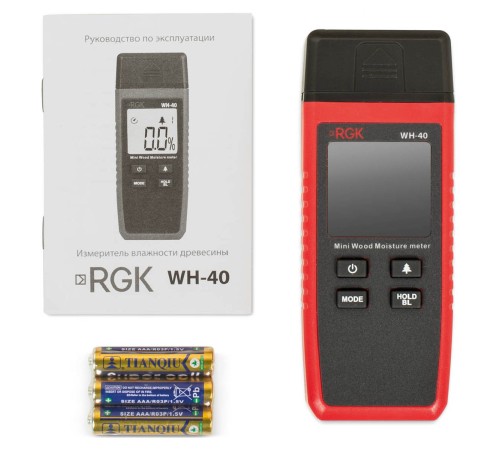 Комплект влагомера RGK WH-40 и термогигрометра AMO H605